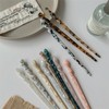 Chopstick Hairpin for Updo Hairpin 2 - Chopstick Hairpin - Leopard Beige 4ea