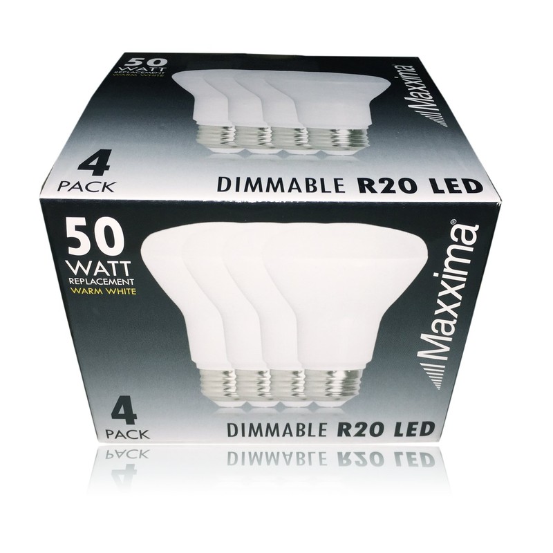 Maxxima LED BR20 Bulbs - 50 Watt Equivalent Dimmable 7