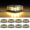 EXCMARK 4x4 Solar Post Cap Lights Outdoor Waterproof 8 Pack