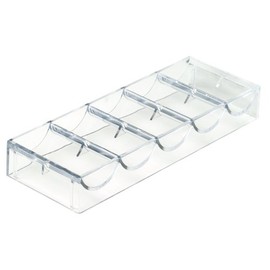 Accesorio de Mesa de Juego de póquer y Casino Fat Cat: Bandeja de fichas de póquer, Paquete de 2