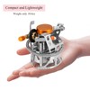 Camping Gas Stove with Gas Adapter Set Improves Burning Efficiency