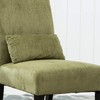 Roundhill Furniture Pisano Spring Green Fabric Armless Contemporary Accent Chair