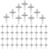 Jexine 50 Pcs Cross Pins Religious Christian Pins Bulk Small