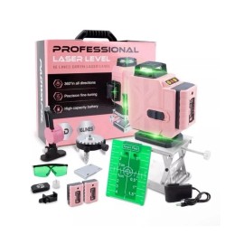 Paowafol Laser Level -Paowafol Laser Level 360 Self Leveling with 150Ft Green Laser Level