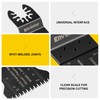Enventor 45PCS Oscillating Multitool Blades, Professional Universal Multi Tool Saw