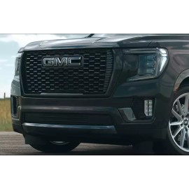 GM New 2021-24 GMC Yukon Yukon XL Front & Rear Gloss Black overlay Emblem badge Kit