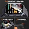 Compatible for ganopterygon Smartwatch Screen Protector, Lamshaw Full Coverage TPU