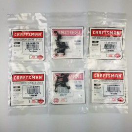 Craftsman 30 PC CRAFSTMAN 1/4" BLACK REPLACEMENT SOCKET STUD RACH RAIL CLIPS