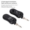 Black Guitar Wireless Transmitter Receiver Kit with Reverberation Type C