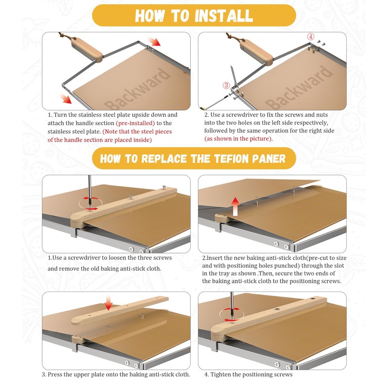 Sliding Pizza Peel, large Pizza Peel Metal Sliding Tray 15"