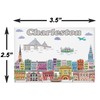 City Themed Artwork Magnet Collection by Beary Blu - Designed