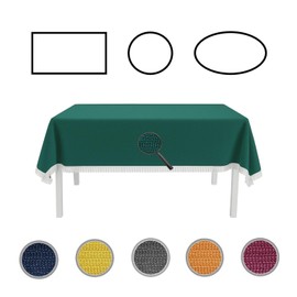 exklusiv-heimtextil garden table cloth with fringe, classic round, oval, square tablecloth