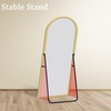 GlasFlength Full Length Mirror with Stand - 56" x 19"
