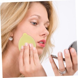 Beavorty 6pcs Makeup Sponge Soft and Bouncy Foundation Beauty Sponge for Liquid and Powder Cosmetics for Blending and Application Lemon Color