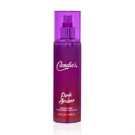 CANDIE'S Pink Amber Fragrance Mist, Notes of Pink Currant, Amberwood, Pear Blossom, Night Blooming Jasmine, Warm Fragrances for Women, 8.4 fl. oz