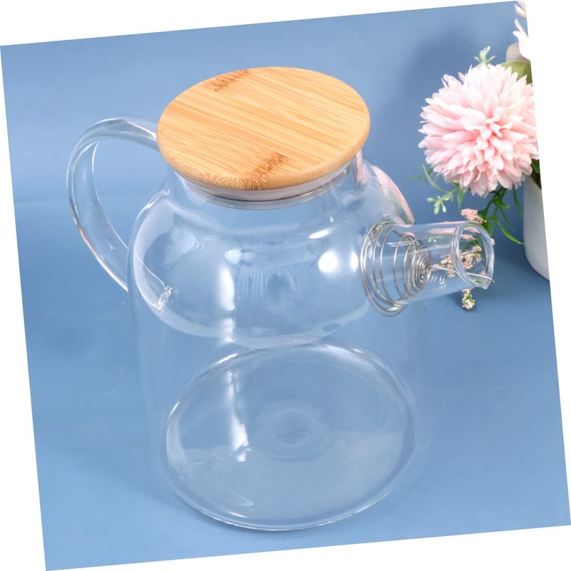 CIYODO 1.6l Glass Water Filter Kettle with Strainer Camping Kettle