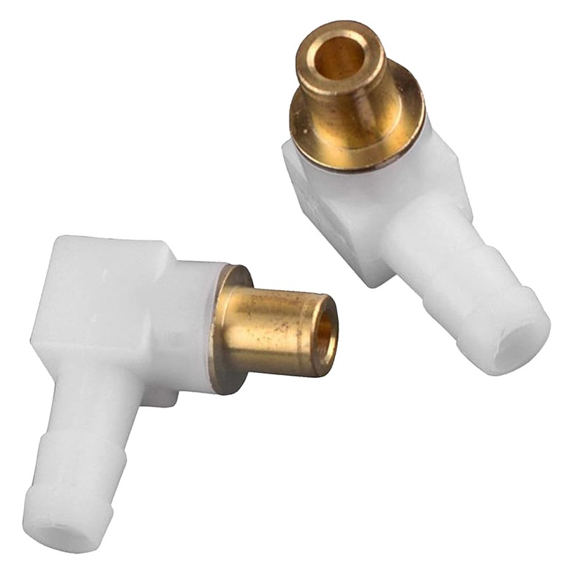2 Pack 692317 Carb Fuel Fitting Elbow Hose Connector Replacement