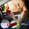 ADUQLZUX Leather Car Registration and Insurance Card Holder, Cute Car