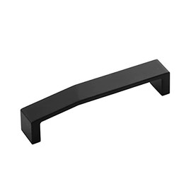 Belwith Keeler B077155-MB Veer Collection Pull, 5-1/16 Inch (128mm) Center to Center, Matte Black