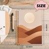 UNCDLV Boho Neutral Notebook, Abstract Sun Desert Journals for Writing,