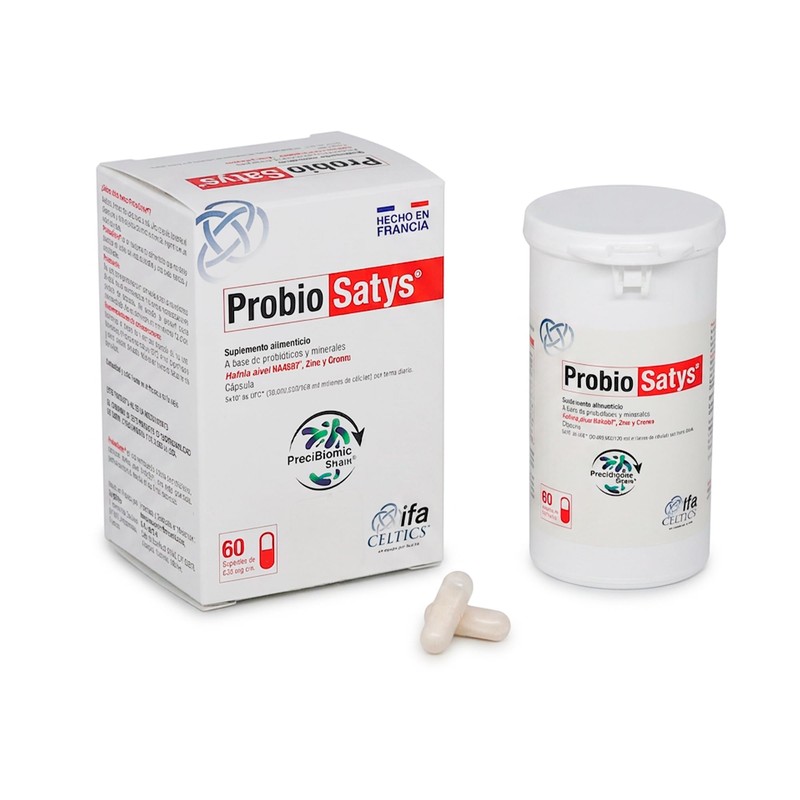 Probiosatys (Probióticos y Minerales) Suplemento Alimenticio - Caja con 60
