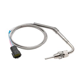 GlowShift Replacement Exhaust Gas Temperature Gauge EGT Probe Sensor Sending Unit with Waterproof Connector - Current Model