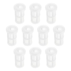 SG Store 10Pcs 50 Mesh Nylon Spray Gun Paint Filters Lobster Pot Filters Suction Feed Gun Strainers Pneumatic Paint Spray Gun Filter White