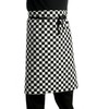 Classic Home Store Black & White Check Waist Apron (Pack