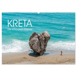 Kreta - Die schönsten Strände (Wandkalender 2026 DIN A2 quer), CALVENDO Monatskalender: Die schönsten Strände der griechischen Insel Kreta (CALVENDO Orte)