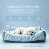 Premium Cooling Blanket for Medium Dogs, Cool-to-Touch Washable Mat for