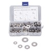 250PCS Flat Washer Kit Stainless Steel 5 Specifications Anti Corrosion