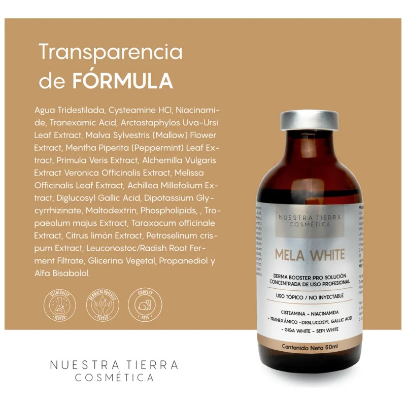 Vial Despigmentante Con Ácido Tranexámico Y Cisteamina 50ml Todo Tipo