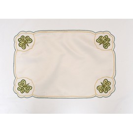 Celtic Glass Designs Placemat in a Shamrock Design.