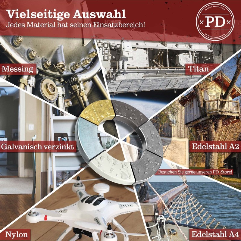 PD® Plastic Washers M22 (DIN 125 Form A/ISO 7089) |