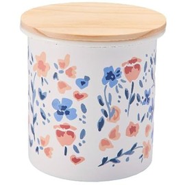 豊琺瑯 マリ・クレール ホーローキャニスター フルレット サイズ：約W10.8 D10.8 H11.1 MCY-13