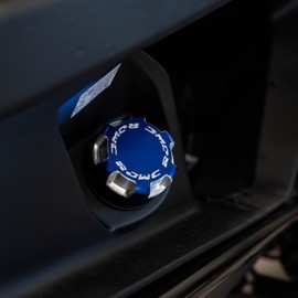 RJWC Billet Aluminum Gas Cap for CFMOTO and SEGWAY - Stylish Blue Upgrade