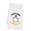 PLITI Penguin Kitchen Towel Penguin Lover Gift I'm Not Short