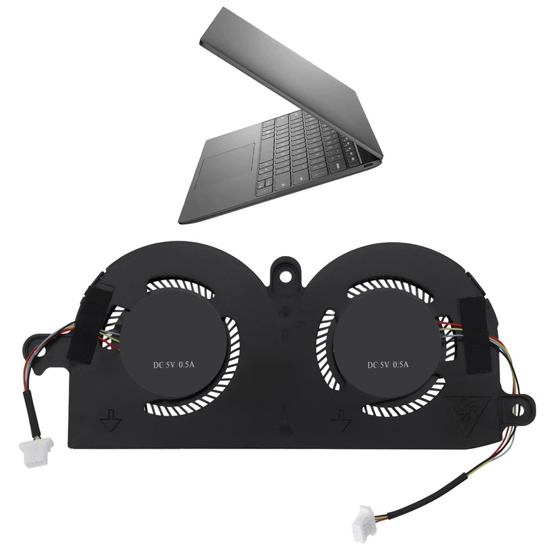 Be In Your Mind 4-poliger Laptop-CPU-Lüfter Kompatibel mit Dell XPS