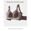Easybunny Minimizer Bras for Women No Underwire Wireless Supportive Full