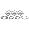 DNA Motoring GKTSET-3000GT Aluminum Exhaust Manifold Header Gasket Set Replacement,Metallic
