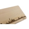 Brotzeitbrett Mannheim Skyline | Beech Breakfast Board | Wooden Chopping