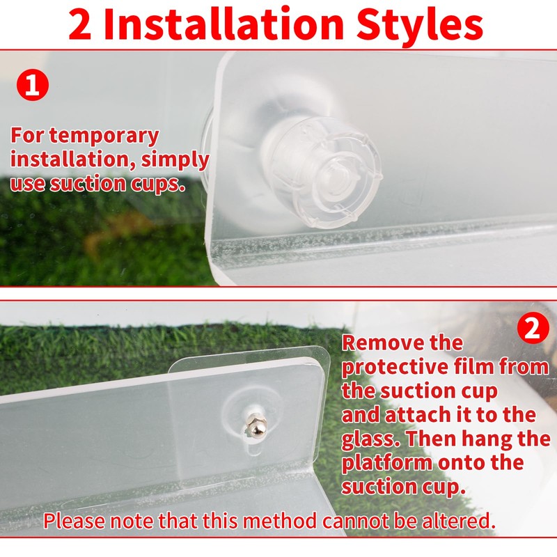 OOXYG Axolotl Hammock Ledge for Aquarium and Feeding Dish with