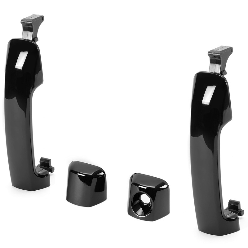HECASA Door Handles Kit Compatible with 2007-2022 Toyota Tundra Crewmax