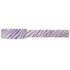 Wrapables Shimmer Washi Masking Tape, Purple, Zebra