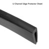 TA-VIGOR Edge Trim U Seal Black Rubber U Channel Edge