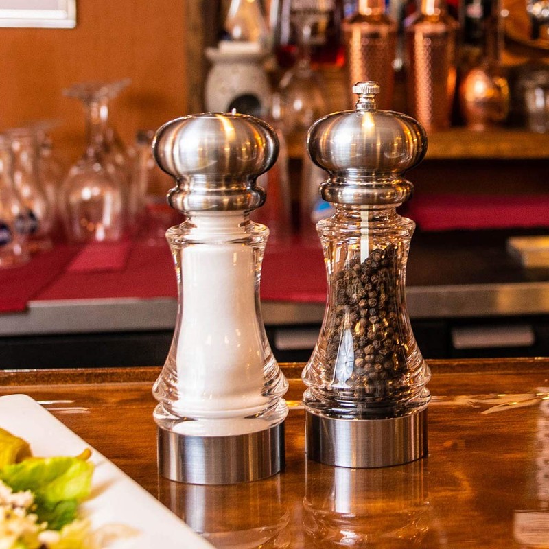 Chef Specialties 7 Inch Lehigh Pepper Mill and Salt Shaker