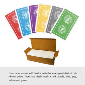 Baron Barclay ACBL (American Contract Bridge League) Playing Cards - Jumbo Print - 1 Dozen Decks - Bridge Sized - Plastic Coated