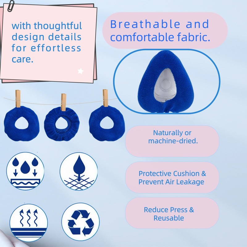 sosoftwell 4 Packs F20 CPAP Mask Liners Compatible with Small