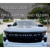 Advanced Trims VINYL: Overlay Grill Letters 2022 2023 2024 Silverado