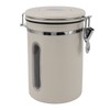 Coffee Canister 1800ml 304 Stainless Steel Window Design One Way